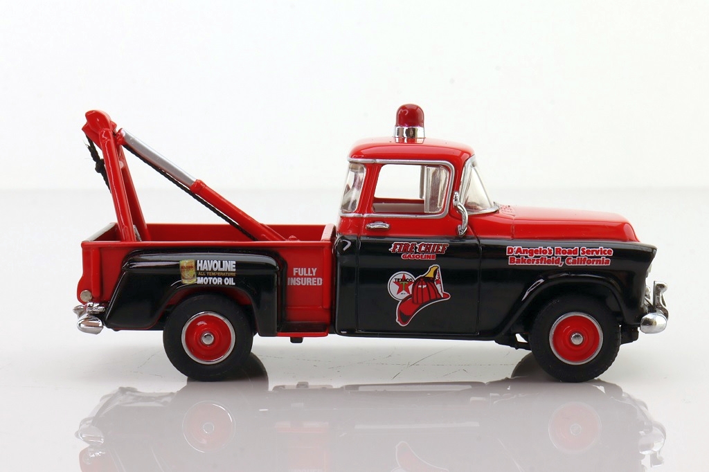 92119; 1955 Chevy Pickup Truck; Texaco; Fire Chief Gasoline